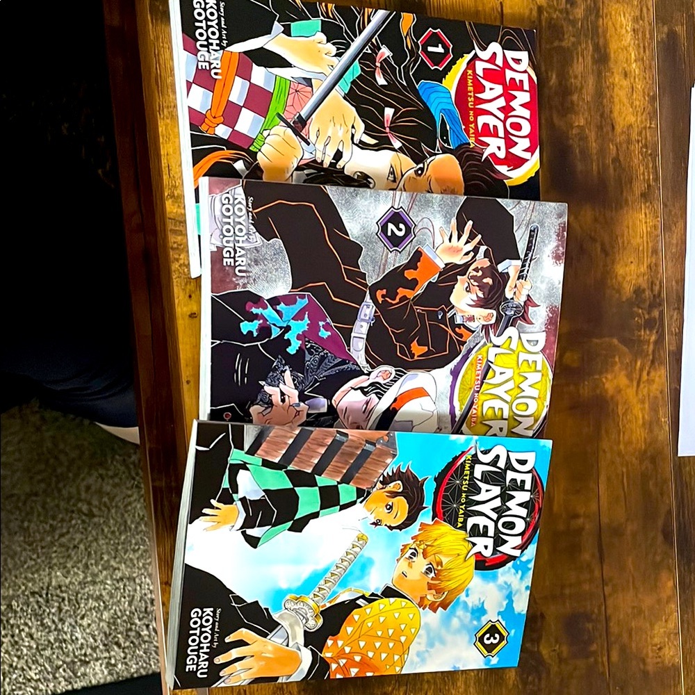 Demon Slayer Manga Volumes 1-3